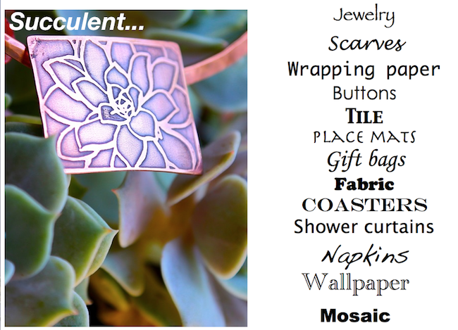 Succulent decor items