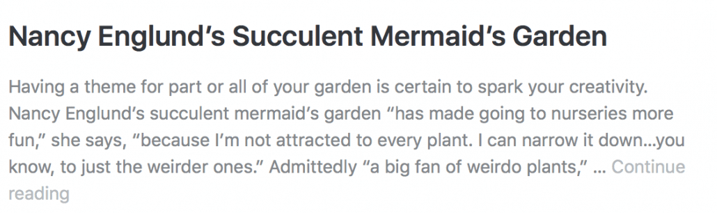 Succulent Mermaid's Garden
