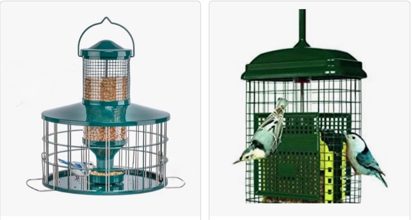 Commercial bird feeders look like prisons (c) Debra Lee Baldwin