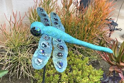 Blue dragonfly by Mark Rafter (c) Debra Lee Baldwin