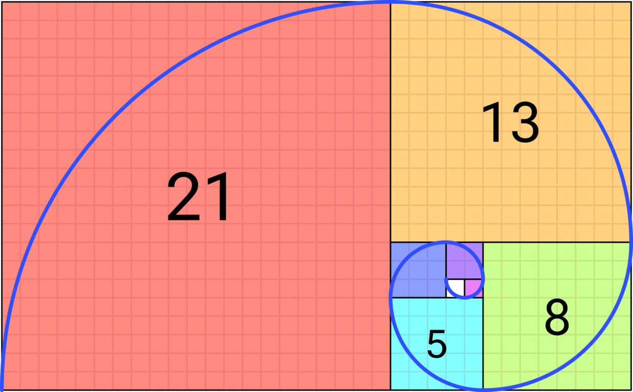 Succulents with Fibonacci Spirals