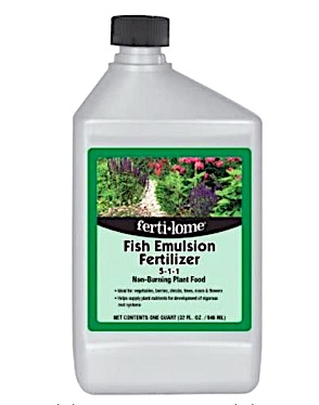 Fish emulsion fertilizer