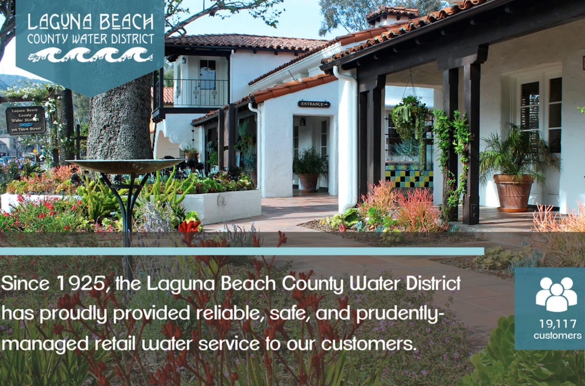 Laguna Beach County Water District location