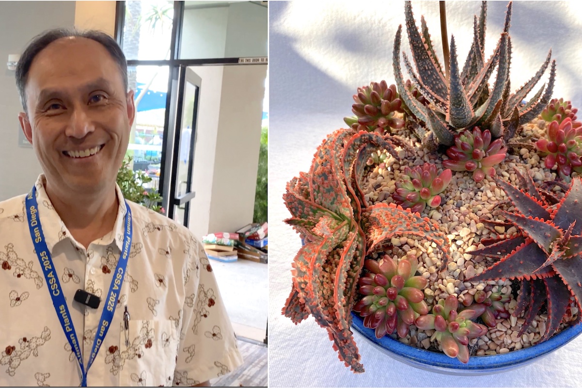 Phúc Huynh of the Cactus & Succulent Society of America (c) Debra Lee Baldwin