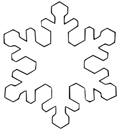 Succulent Snowflake template