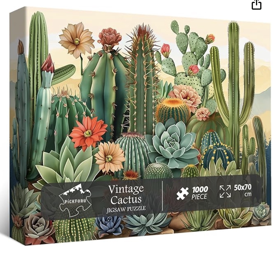 Succulent jigsaw puzzle