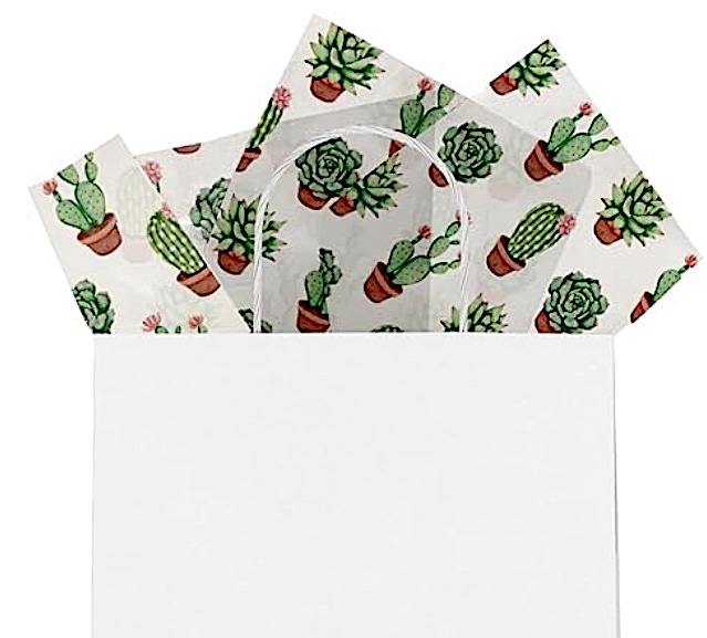 Succulent tissue paper