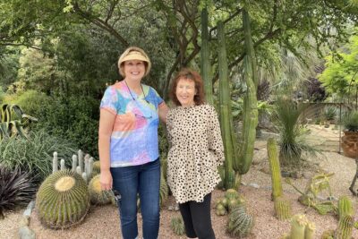 Debra Lee Baldwin and Wanda Mallen (c) Debra Lee Baldwin