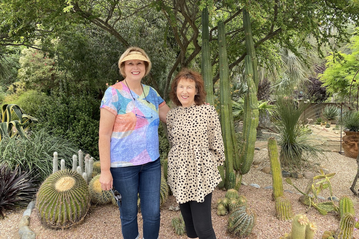 Debra Lee Baldwin and Wanda Mallen (c) Debra Lee Baldwin